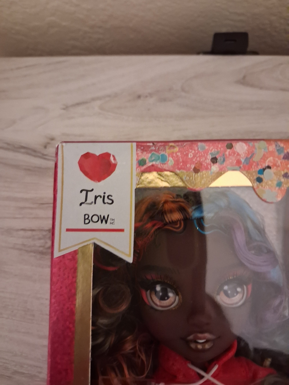 Iris Bow Fashion Doll - Multicolor Hair, Dark Skin